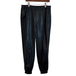Aritzia BABATON Zedel Faux Leather Pullover Joggers.Women's Pants L